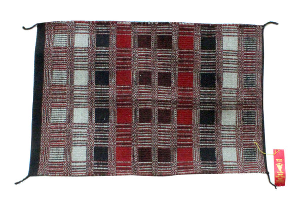 Virginia Snyder, Two faced Saddle Blanket, Intertribal Ceremonial 2nd Place