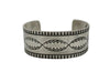 Darryl D Begay, Bracelet, Traditional, Ingot, Sterling Silver, Navajo Made, 7.4