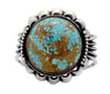 Carole, Wilson Begay, Bracelet, Silver, Number Eight Turquoise, Navajo Made, 7