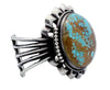 Carole, Wilson Begay, Bracelet, Silver, Number Eight Turquoise, Navajo Made, 7