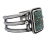 Roy Tracy, Bracelet, Turquoise Mountain, Sterling Silver, Navajo Handmade, 7 3/8"