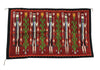 Rena John, Yei Bi Chei Rug, Orange, Black, Navajo, Handwoven, 55" x 32"