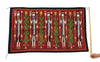 Rena John, Yei Bi Chei Rug, Orange, Black, Navajo, Handwoven, 55" x 32"