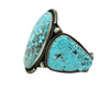 Herman Smith, Bracelet, Kingman Turquoise, Silver, Navajo Handmade, 6 3/4"