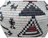 Tressa Curtis, Apache Inspired Grass Basket, Blue Ribbon, Navajo