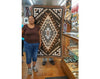 Charlene Begay, Two Grey Hills Rug, Navajo Handwoven, 38 in x 61 in