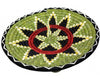 Alicia Adams, Hopi Coil Plaque, Corn Flat Round 15" diameter