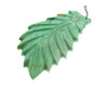 Leekya Deyuse, Fox Turquoise Carved Leaf, Circa 1950s, Zuni