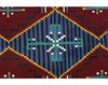 Shirley Sandoval, Cheif Rug, Navajo Handwoven, 63 in x 45 in