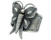 Carole, Wilson Begay, Sandcast Bracelet, Butterfly Design, Navajo Made, 6.75 in