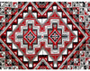 Joe Van Winkle, Ganado Red, Navajo Handwoven, 50"x 66 1/2"