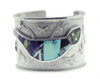 Monty Claw, Tufa Bracelet, Desert Lizard Design, Navajo Handmade 6.25