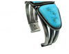 Edison Sandy Smith, Silver with Candelaria Turquoise Cuff 7.25