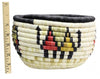 Gladys Kagenveama, Hopi Coil Basket, Oblong Shaped, 6" x 12"