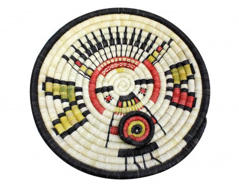 Regina Kagenvema, Hopi Coil Plaque, Figure, 11 3/4