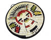 Regina Kagenvema, Hopi Coil Plaque, Figure, 11 3/4" diameter