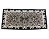 Maggie Elthel, Two Grey Hills Rug, Navajo Handwoven, 78.5in x 35.5in