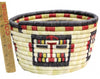 Maggie Adams, Hopi Coil Basket, Hopi Design, 9 1/2" x 5 1/2"