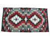 Sonya Dempsey, Eye Dazzler Rug, Navajo Handwoven, 77in x 40in