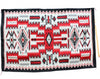 Angela Williams, Storm Pattern, Navajo Handwoven, 88" x 56"