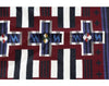 Elise VanWinkle, Chief Pattern, Navajo Handwoven, 22.5 in x 20.5 in