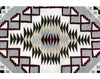 Alice Begay, Klagetoh, Navajo Handwoven Rug, 53 in x 35.5 in