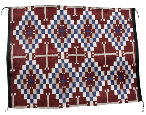 Donald Yazzie, Cheif Rug, Navajo Handmade, 70.2 in x 53 in