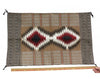 Virginia Snyder, Two faced Saddle Blanket, Navajo Handwoven, 23'' x 32 1/2''