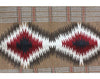 Virginia Snyder, Two faced Saddle Blanket, Navajo Handwoven, 23'' x 32 1/2''