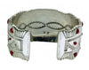 Michael Perry, Bracelet Chinese Web Turquoise, Mediterranean Coral, Navajo 6 3/4